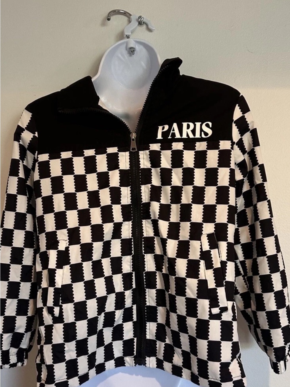 SHEIN White & Black Woven Size Tag